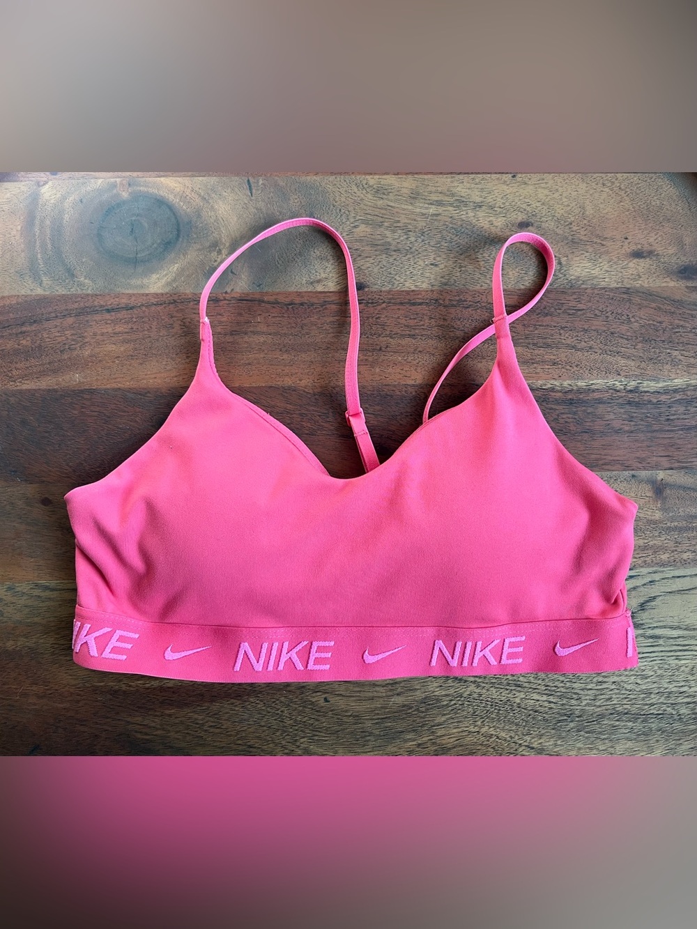 Nike Indy Dri-Fit Pink Sports Bra - Women’s M